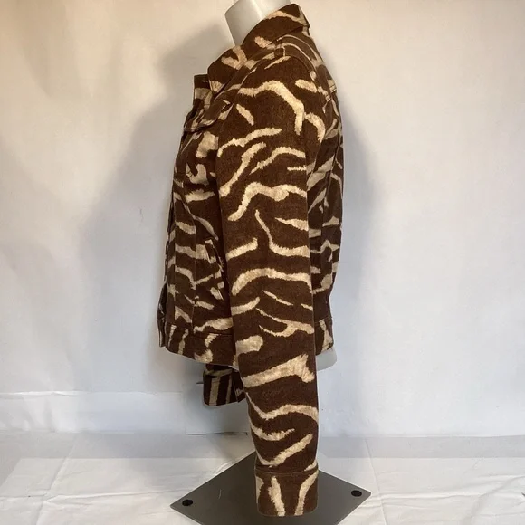 LRL Lauren Jean Co Ralph Lauren Animal Print Jean Jacket Women’s size medium - Picture 5 of 11